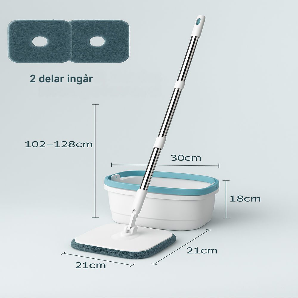 GlideMop™ | Få glänsande golv utan ansträngning