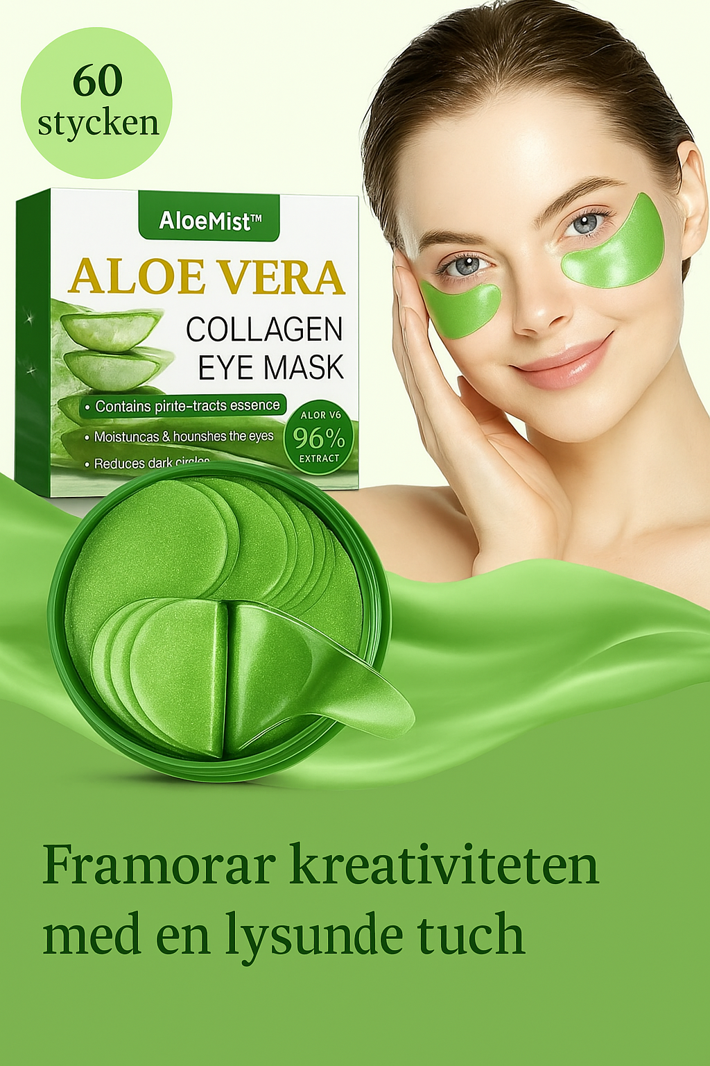 AloeMist™ | Aldrig mer mörka ringar | 60 Stycken