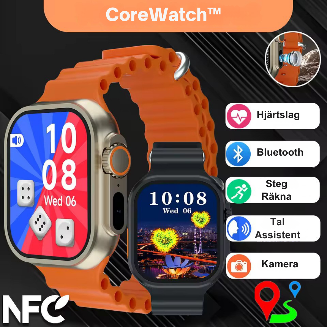 CoreWatch™ | Smartklockan som verkligen kan göra allt