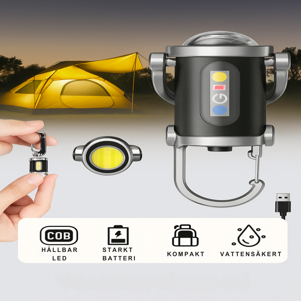 VoltHook™ | Alltid ström och ljus nära till hands!