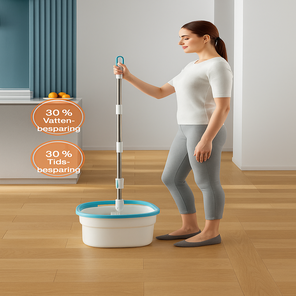 GlideMop™ | Få glänsande golv utan ansträngning