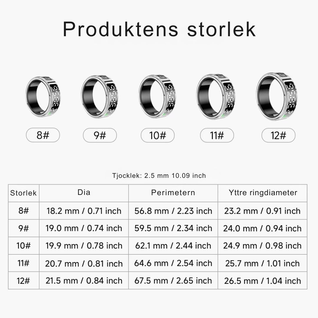 CoreRing™ | Spåra din fitness med stil