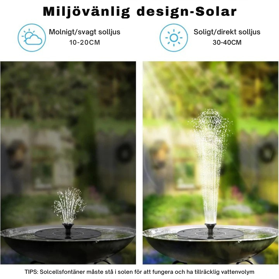 SolarSplash™ | Vackert tillägg till din utomhusoas